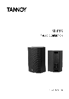 Myčka 2JANE Professional loudspeakers VX Series Manuál pro majitele